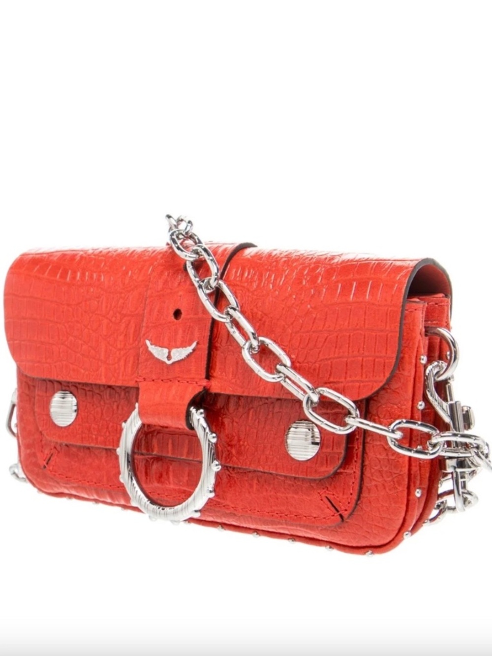 ZADIG AND VOLTAIRE KATE MOSS RED BAG